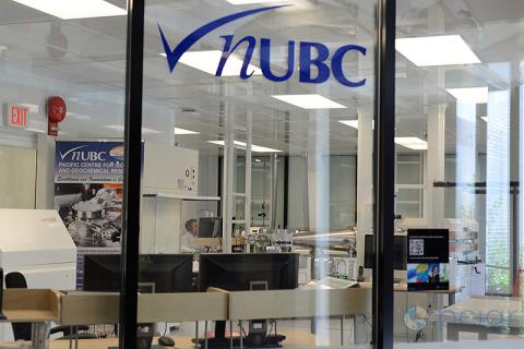 nUBC lab through the window